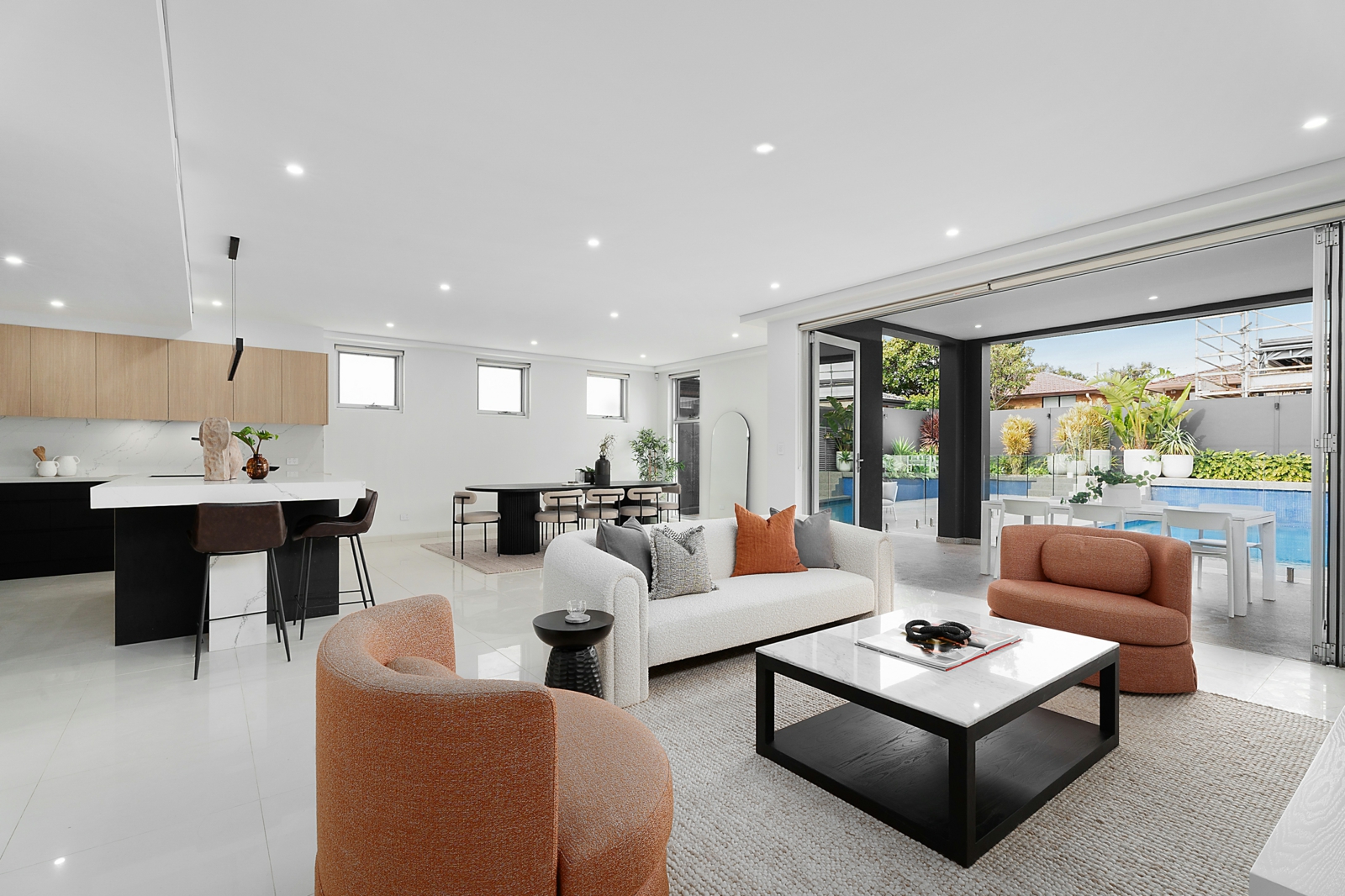 Living Dining Kitchen