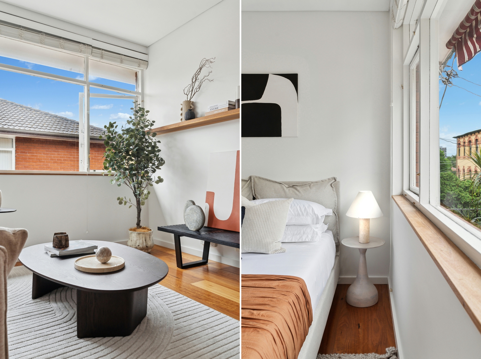 Living Room_Master Bedroom_Diptych