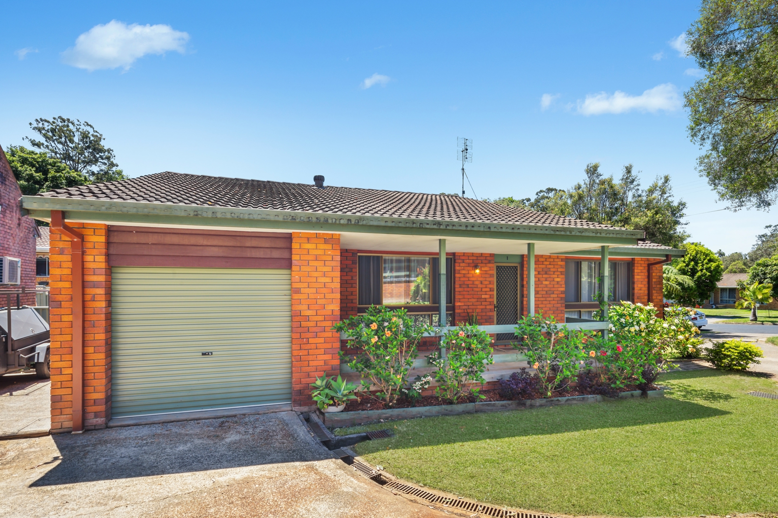 front of unit 1