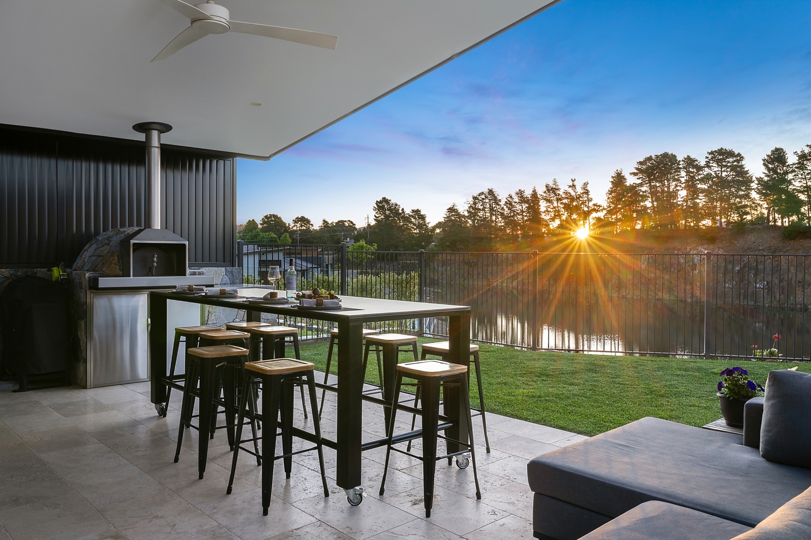 Outside entertaining