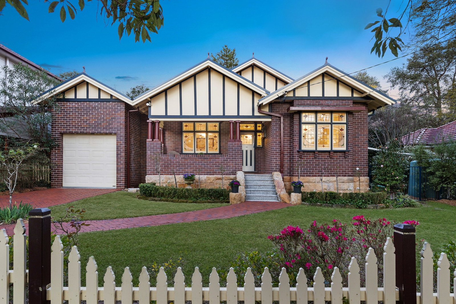 5 Kedron Ave, Beecroft_Facade_Dusk.jpg