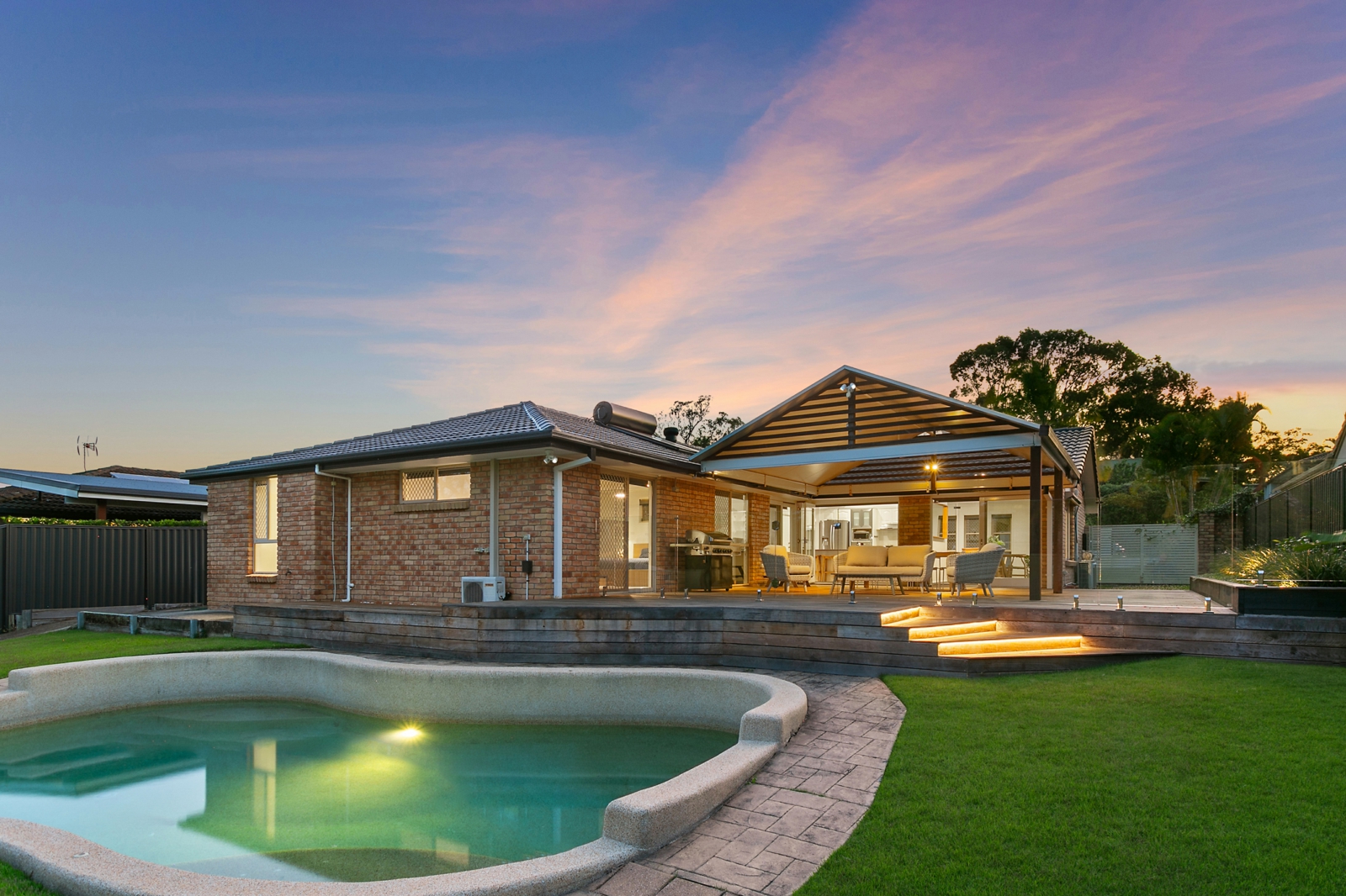 Pool Rear Facade