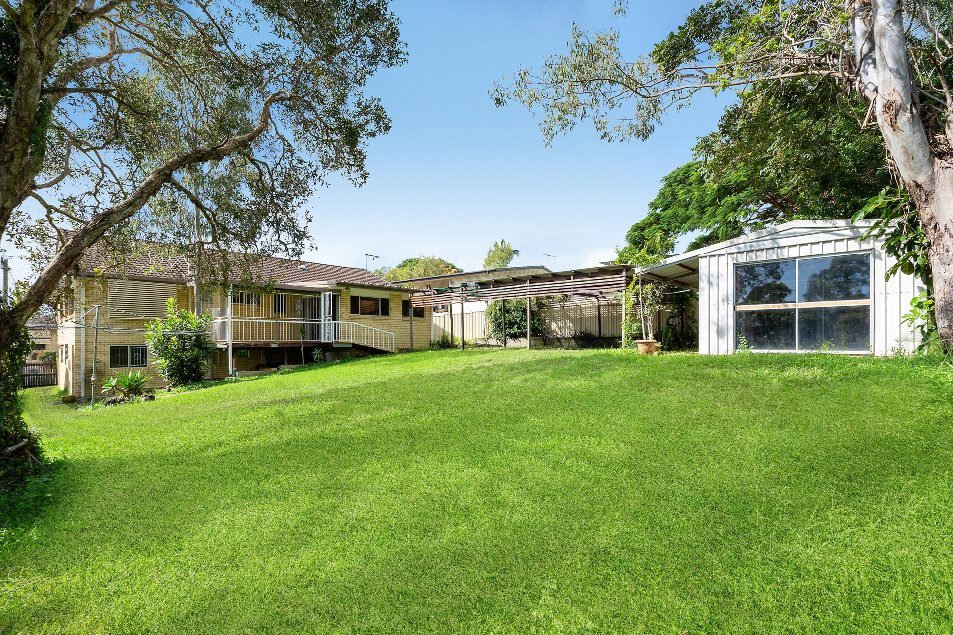 Rear Facade and Yard