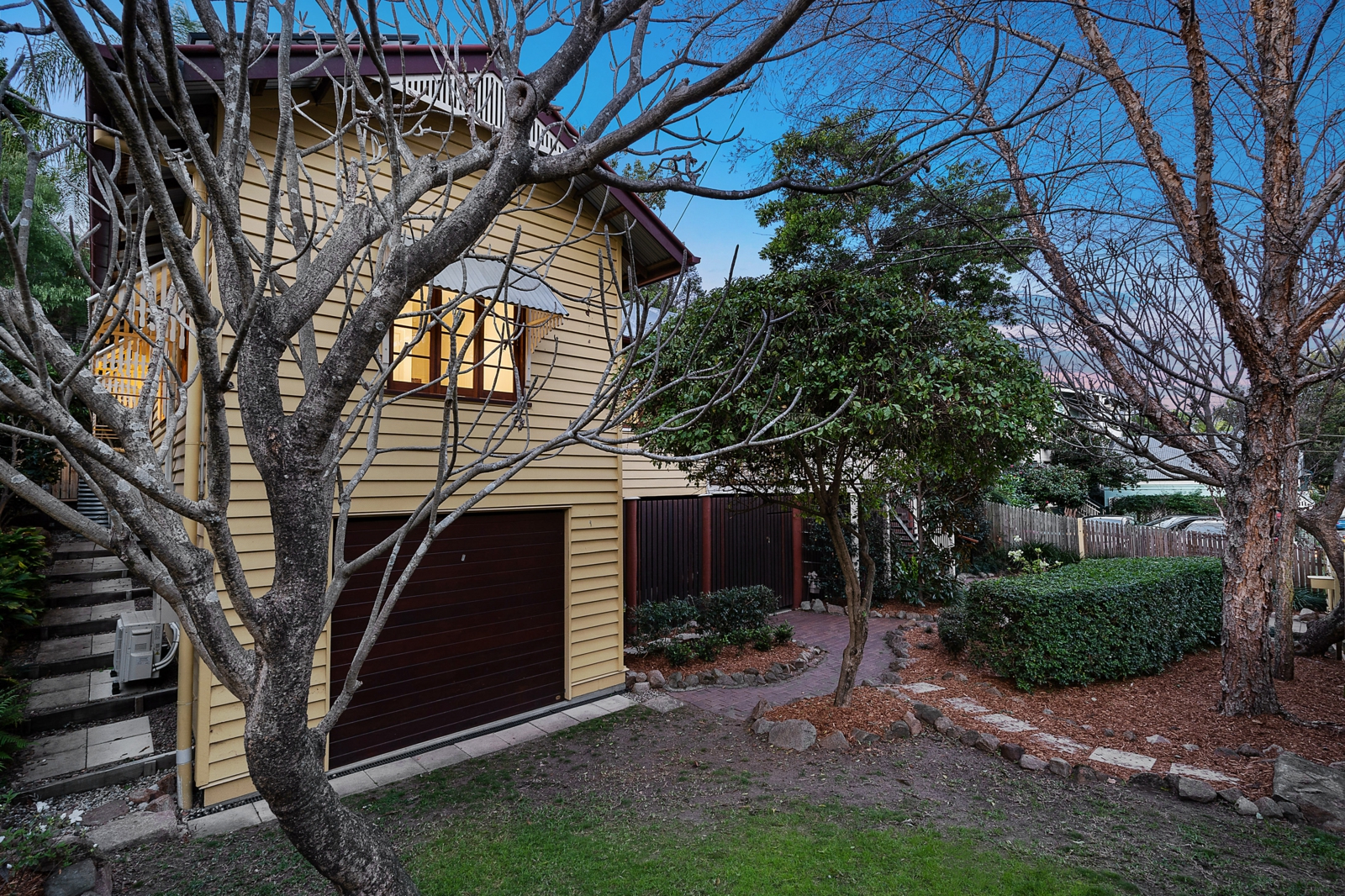 Left Side Facade with Front Yard