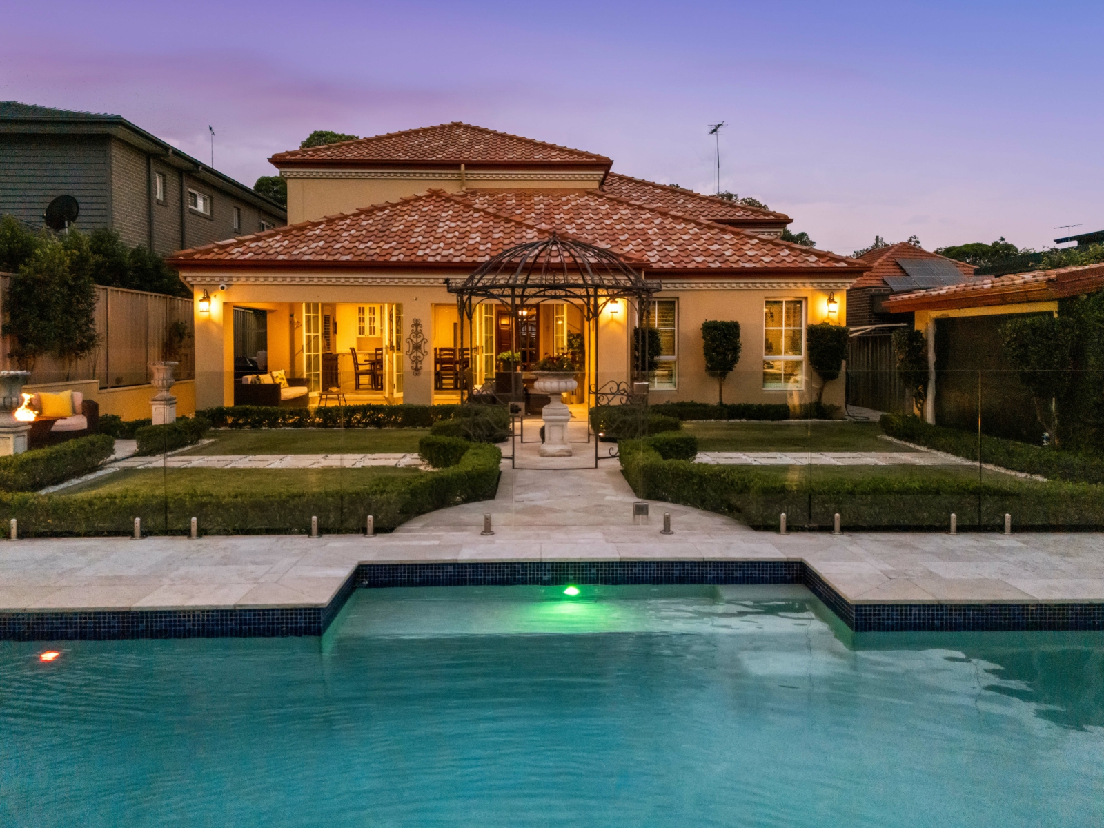 Drone_Dusk_18 Lancelot St, Concord, NSW