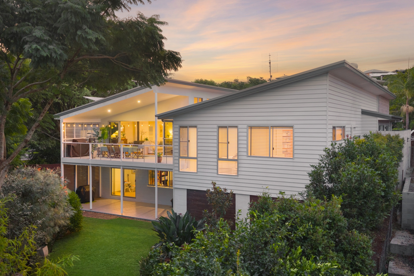 28. Aerial Rear Facade Dusk .jpg