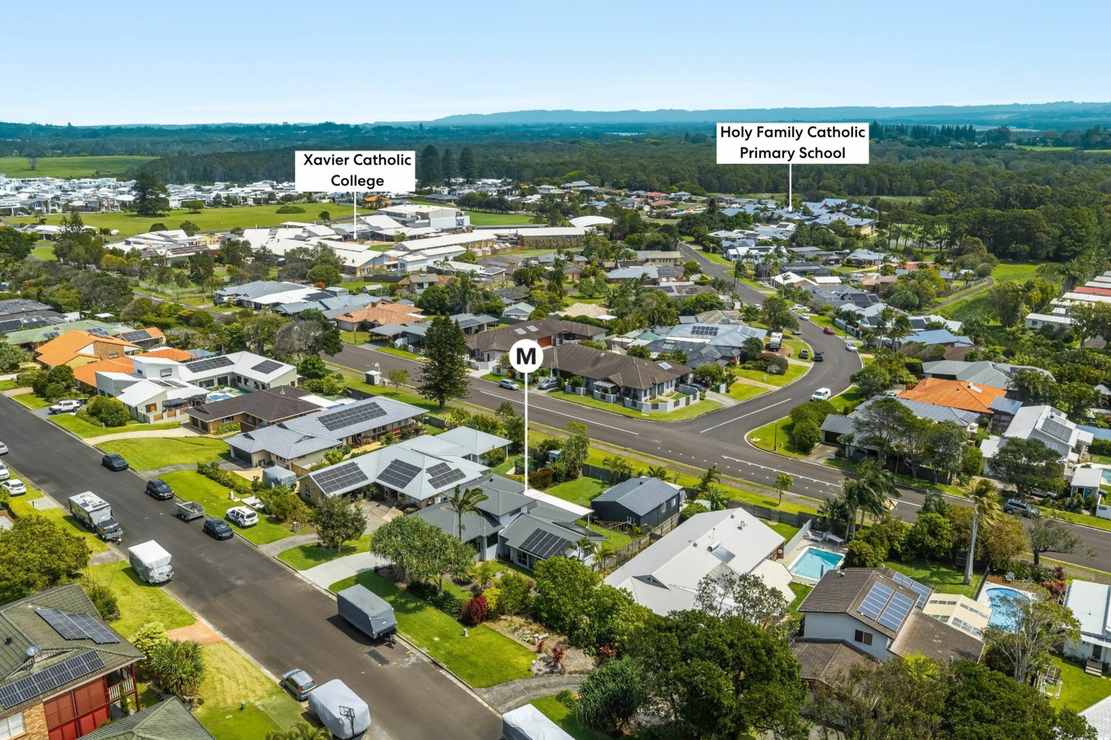 49 Waterford Parade - Aerial Pin - Schoo