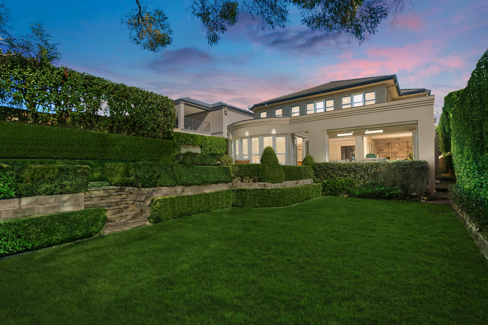 Rear Facade Dusk